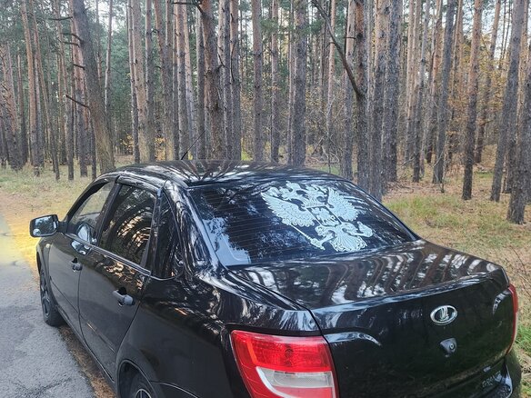 2012 Lada (ВАЗ) Granta I, чёрный, 109999 рублей - вид 17