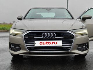 2019 Audi A6 40 TDI V (C8), серебристый, 3720000 рублей, вид 2