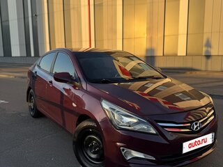 2011 Hyundai Solaris I, фиолетовый, 460000 рублей, вид 4