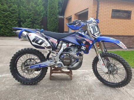 2008 Yamaha YZ250F, синий, 350000 рублей, вид 2