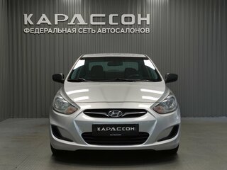 2012 Hyundai Solaris I, серебристый, 625000 рублей, вид 3