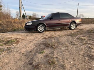 1992 Audi 100 IV (C4), красный, 220000 рублей, вид 3