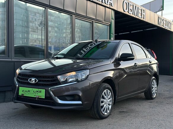 2016 Lada (ВАЗ) Vesta I, коричневый, 549000 рублей - вид 6