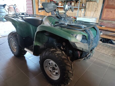 2012 Yamaha Grizzly 550, зелёный, 990000 рублей, вид 3