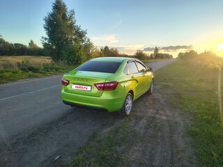 2016 Lada (ВАЗ) Vesta I, зелёный, 699000 рублей, вид 4