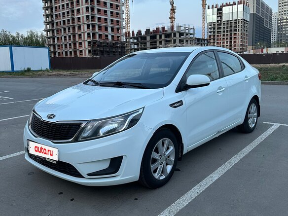 2012 Kia Rio III, белый, 660000 рублей - вид 1