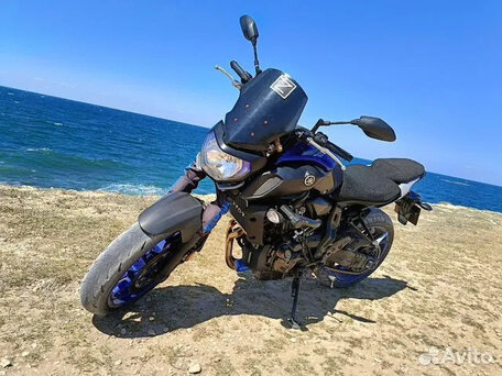 2020 Yamaha MT-07 (FZ-07), синий, 560000 рублей, вид 2