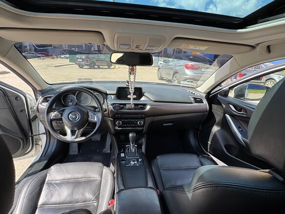 2015 Mazda 6 III (GJ) Рестайлинг, белый, 1620000 рублей - вид 15