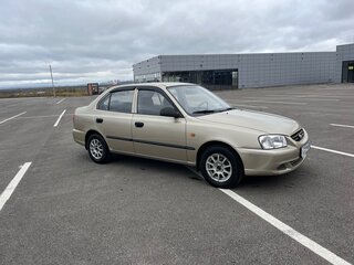 2004 Hyundai Accent ТагАЗ II, бежевый, 423000 рублей, вид 4