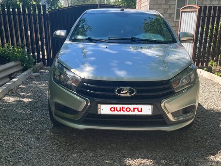 2021 Lada (ВАЗ) Vesta I, серебристый, 1150000 рублей, вид 2