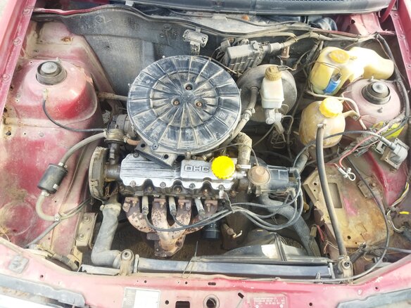 1987 Opel Kadett E, красный, 55000 рублей - вид 6