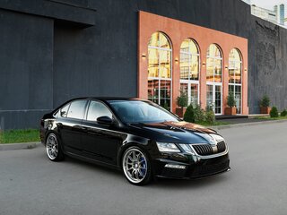 2018 Skoda Octavia III (A7) Рестайлинг, чёрный, 1675000 рублей, вид 5