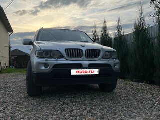2005 BMW X5 3.0i I (E53) Рестайлинг, серебристый, 890000 рублей, вид 2