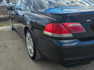 2006 BMW 7 серии 740i IV (E65/E66) Рестайлинг, чёрный, 1050000 рублей, вид 4