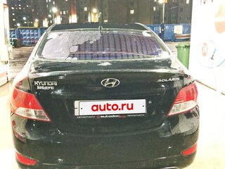 2012 Hyundai Solaris I, чёрный, 670000 рублей, вид 3