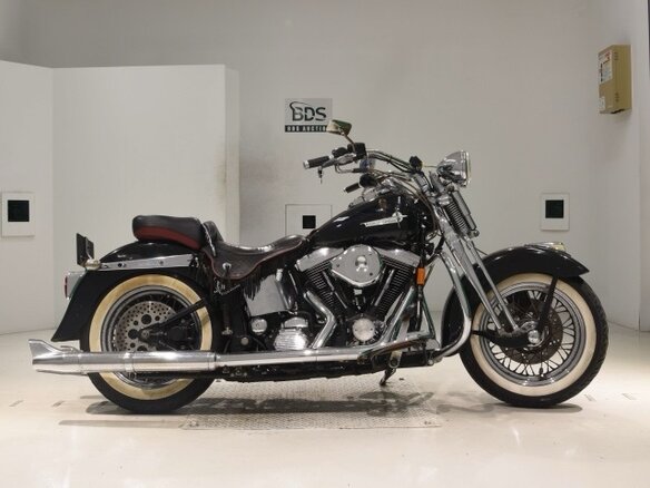1998 Harley-Davidson Springer Softail, чёрный, 590000 рублей - вид 1