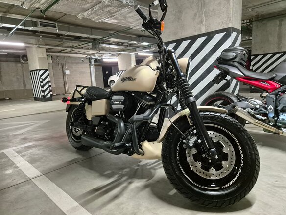 2015 Harley-Davidson Fat Bob, бежевый, 1129000 рублей - вид 4