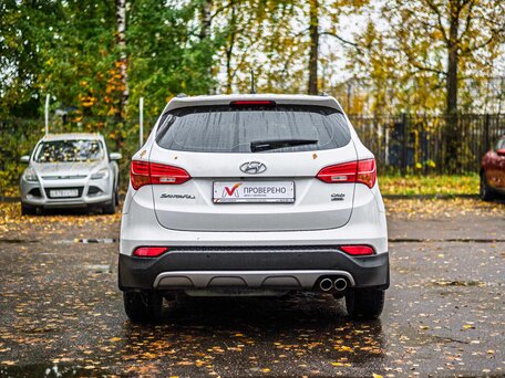 2014 Hyundai Santa Fe III, белый, 1799000 рублей, вид 4