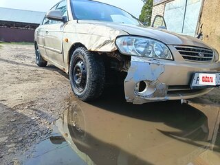 2009 Kia Spectra I Рестайлинг 2, бежевый, 150000 рублей, вид 1