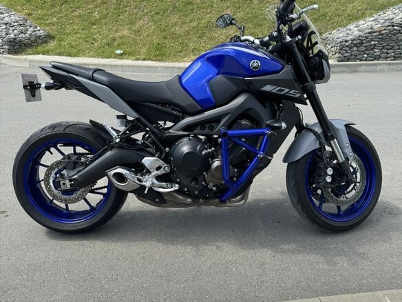 2020 Yamaha MT-09 (FZ-09), синий, 1000000 рублей - вид 6