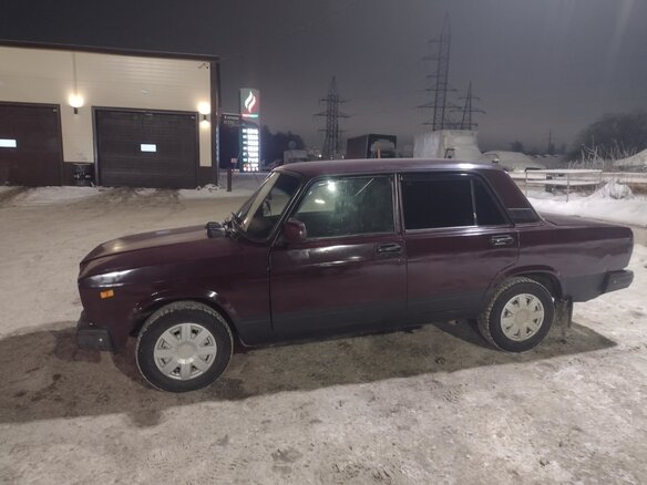 2008 Lada (ВАЗ) 2107, пурпурный, 250000 рублей - вид 11