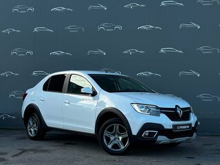 2021 Renault Logan Stepway II Рестайлинг, белый, 1038600 рублей, вид 3