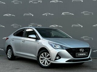 2022 Hyundai Solaris II Рестайлинг, серый, 1626700 рублей, вид 3