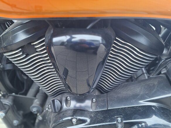 2012 Kawasaki VN900 Vulcan, оранжевый, 636000 рублей - вид 8