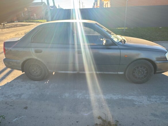 2007 Hyundai Accent ТагАЗ II, серый, 180000 рублей - вид 2