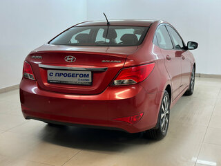 2014 Hyundai Solaris I Рестайлинг, красный, 1000000 рублей, вид 4