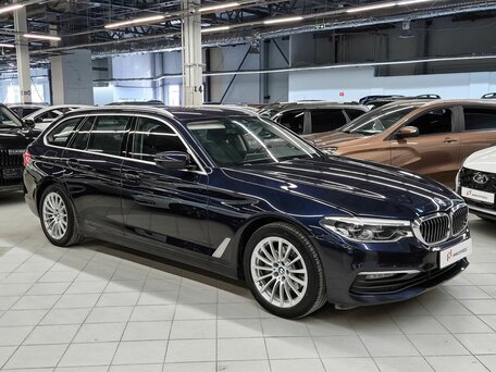 2019 BMW 5 серии 520d xDrive VII (G30/G31/G38), синий, 3599000 рублей, вид 2