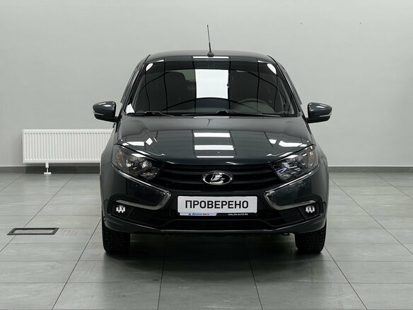 2019 Lada (ВАЗ) Granta I Рестайлинг, серый, 590000 рублей - вид 4