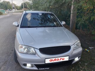 2007 Hyundai Accent ТагАЗ II, серебристый, 385000 рублей, вид 1