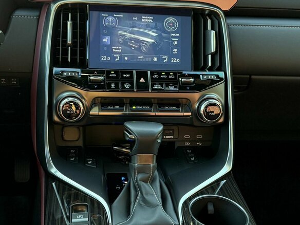 2025 Lexus LX 600 IV, чёрный - вид 9