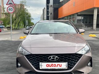 2020 Hyundai Solaris II, коричневый, 1100000 рублей, вид 2