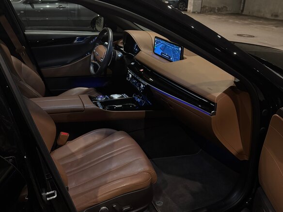 2021 Genesis G80 II, чёрный, 4299000 рублей - вид 14