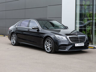 2019 Mercedes-Benz S-Класс 350 d Long VI (W222, C217) Рестайлинг, чёрный, 4450000 рублей, вид 3