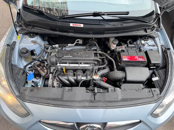 2013 Hyundai Solaris I, голубой, 850000 рублей - вид 10