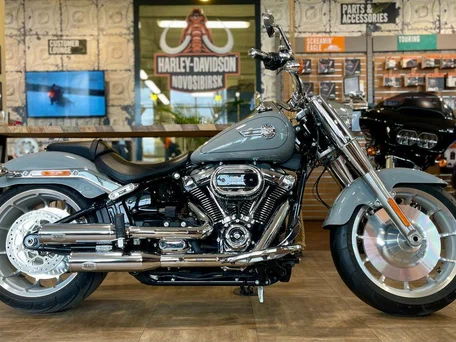 2024 Harley-Davidson Fat Boy, серый, 3099000 рублей, вид 1