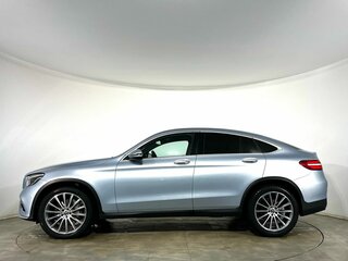 2017 Mercedes-Benz GLC Coupe 250 d I (C253), серебристый, 4200000 рублей, вид 2