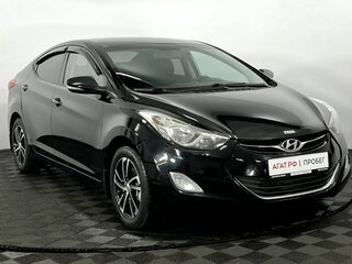 2012 Hyundai Elantra V (MD), чёрный, 1070000 рублей, вид 4