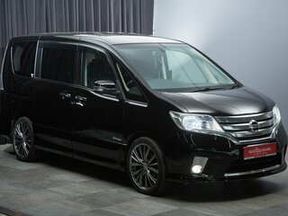 2012 Nissan Serena IV (C26), чёрный, 1347000 рублей, вид 3