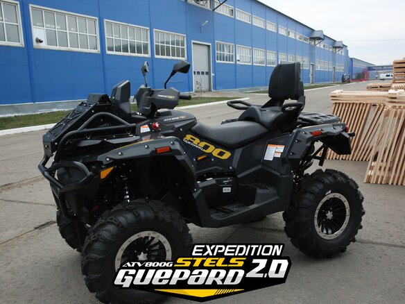 2026 Stels ATV-800 Guepard Trophy, чёрный, 1230000 рублей