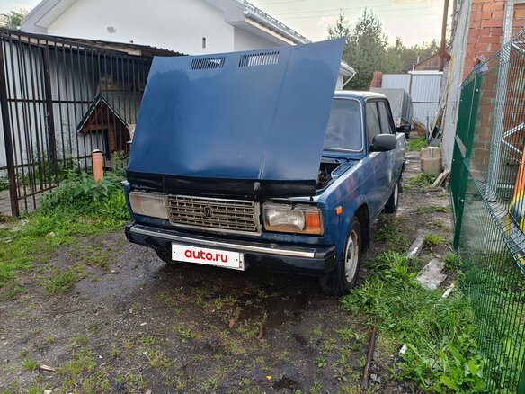 2003 Lada (ВАЗ) 2107, синий, 80000 рублей - вид 1