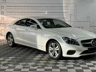 2016 Mercedes-Benz CLS 250 BlueTEC II (C218) Рестайлинг, белый, 3550000 рублей, вид 3