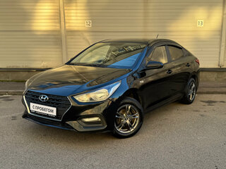 2018 Hyundai Solaris II, чёрный, 1079000 рублей, вид 1