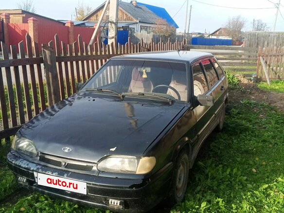 2005 Lada (ВАЗ) 2114, чёрный, 75000 рублей