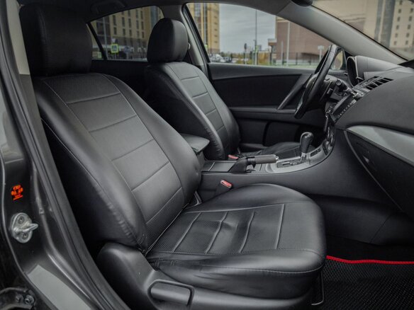 2009 Mazda 3 II (BL), серый, 810000 рублей - вид 4