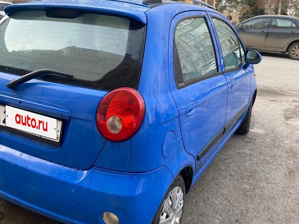 2006 Chevrolet Spark II, голубой, 350000 рублей - вид 5