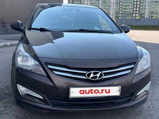 2015 Hyundai Solaris I Рестайлинг, коричневый, 1000060 рублей, вид 3